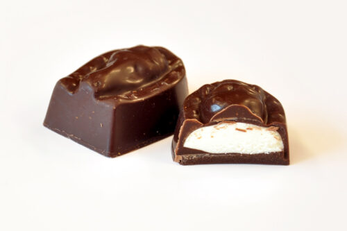 Suikervrije bonbon pescara-dark-banana
