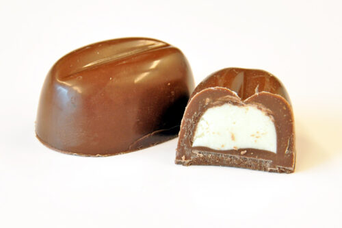 Suikervrije bonbon pisa-milk-pistachio