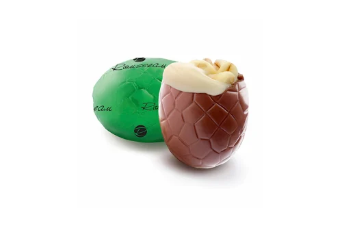 Melk Crème en Koekjes Ambachtelijk Paaseitje