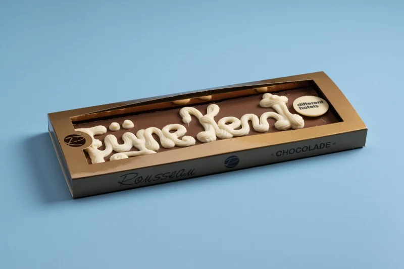 Tablet Fijne Kerst met logoschildje