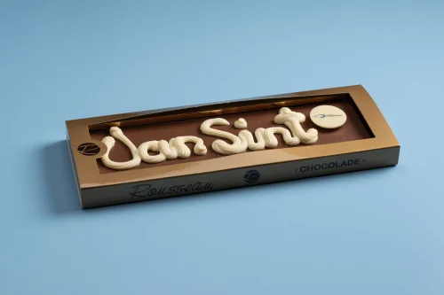 Chocolade tablet Van Sint met logo