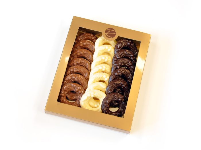 Doosje chocolade Kerstkransjes
