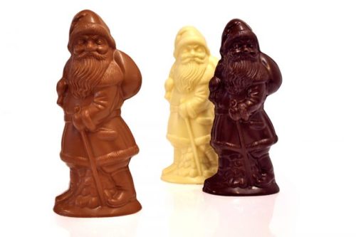 Kerstman holfiguur