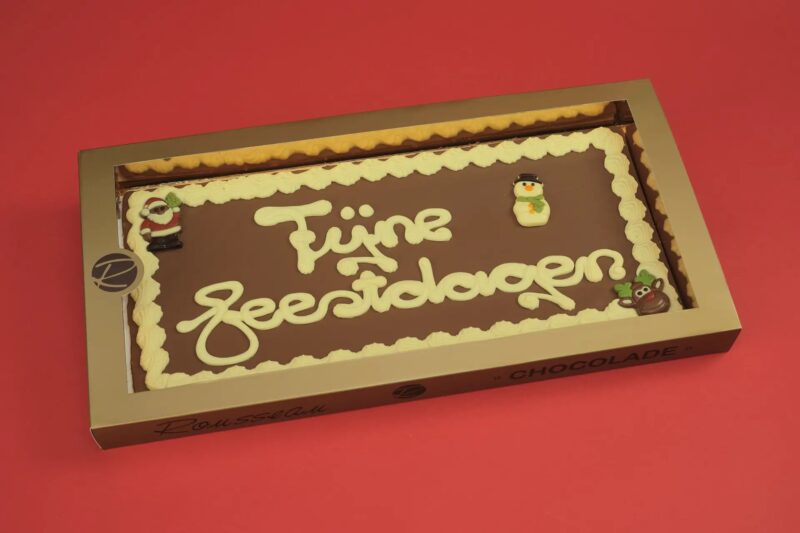 Grote wensplaat Prettige Feestdagen
