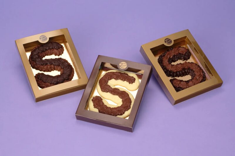 Chocoladeletter melk-wit-puur