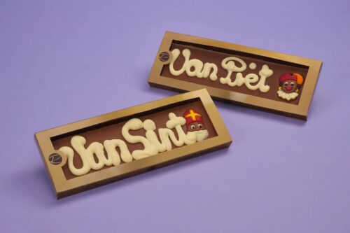 Chocolade tablet Van Sint of Van Piet