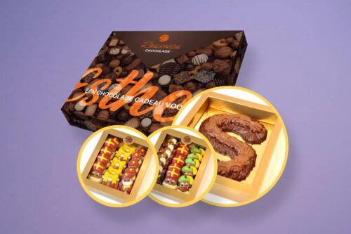 Cadeaubox Sinterklaas oranje