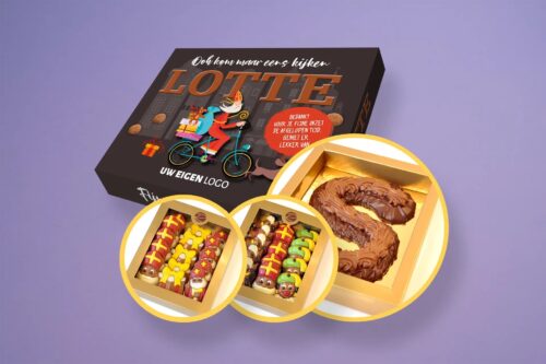 Cadeaubox Sinterklaas op de fiets
